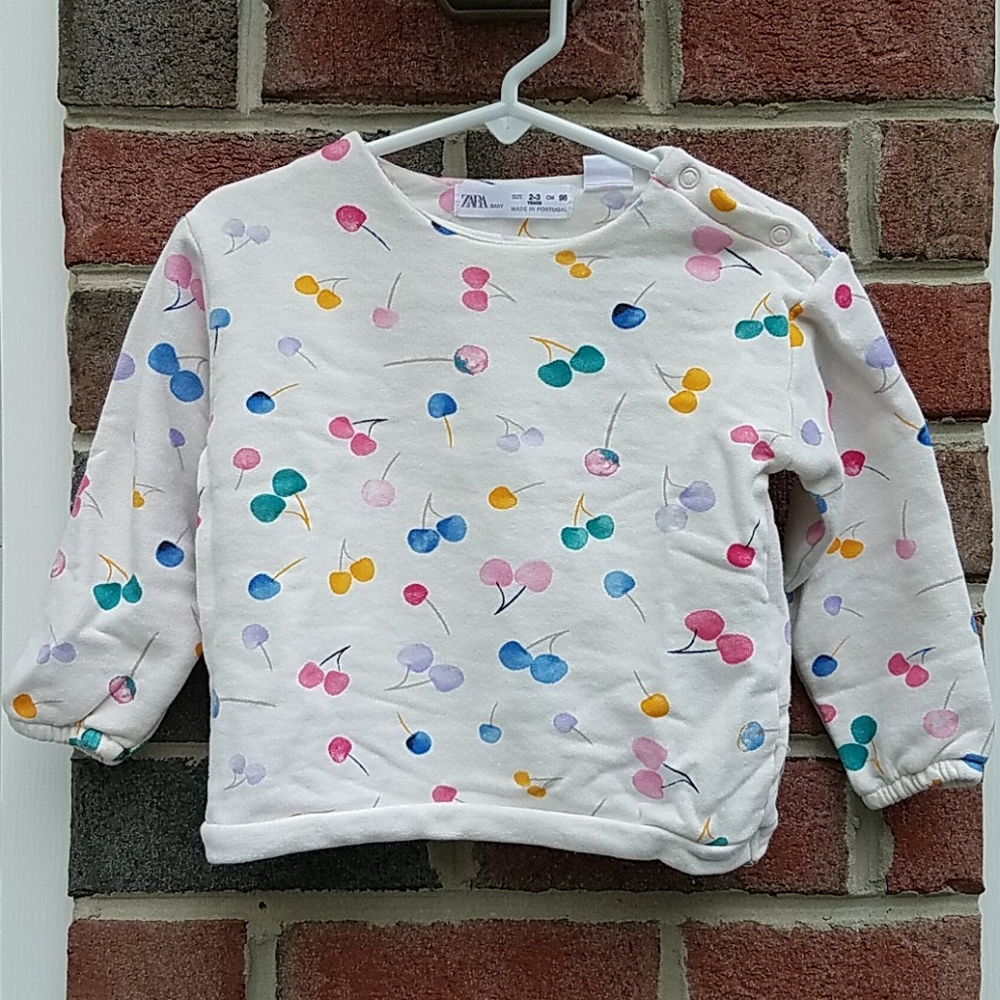 Zara Baby Cherry Top